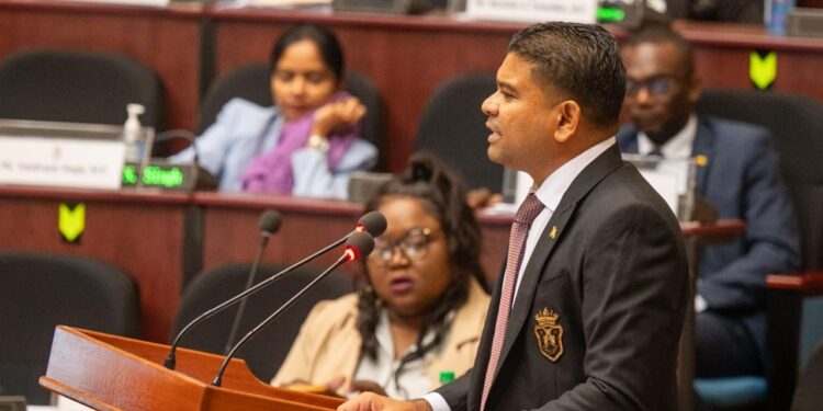 Hon. Azruddin I. Mohamed, M.P. - Leader of the Opposition making his presentation of Budget Debate on Feb 6, 2026