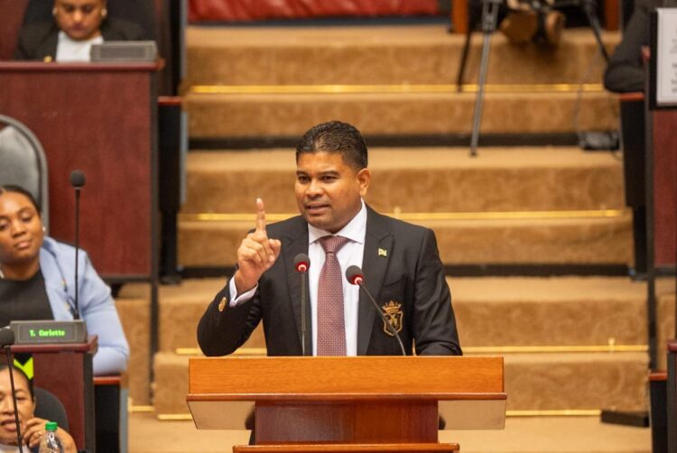 Azruddin Mohamed MP (Leader of the Opposition and WIN) making his presentation on Budget Debates, Feb 6, 2026