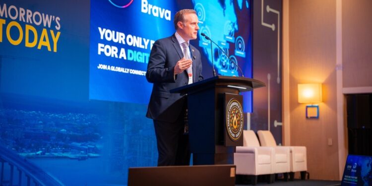 Abraham Smith, CEO One Communications, delivering his presentation at Energy Conference 2026.
