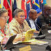 CARICOM Secretary-General, Dr. Carla Barnett (2nd, L) delivering remarks at the 16th Special Meeting of the Community Council of Minister, 24 February 2026, St. Kitts and Nevis.