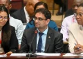 Minister of Public Service, Government Efficiency and Implementation, Zulfikar Ally, speaking at the National Assembly