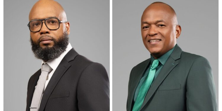 L-R Saiku Andrews MP and Sherod Duncan MP (APNU)