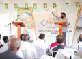 President Mohamed Ifraan Ali at the opening ceremony of the Guyana Technical Training College Inc.