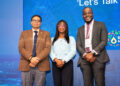 Mr. Martin Cheong, General Manager of SBM Offshore Guyana, Mrs. Kathy Smith, President of the Georgetown Chamber of Commerce and Industry and Mr. Michael Munroe, Director of the Local Content Secretariat.