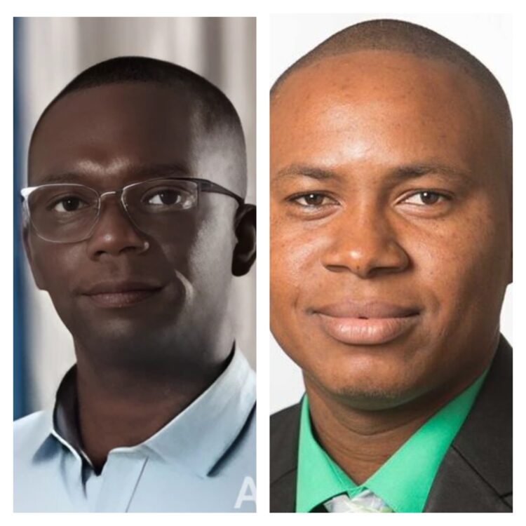 L-R Dr. Andre Lewis M.P and Vinceroy Jordon M.P