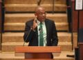 Sherod Duncan MP (APNU) delivering his presentation on the 2026 Budget in the National Assembly