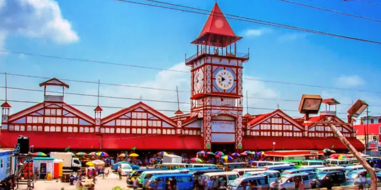 The iconic Stabroek Market in Georgetown