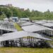 The US$2.3 million (G$460M) Wakenaam Solar Farm battery-storage (Mahipaul's photo)