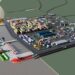 Artist impression of the The US$250 million TriStar Shore Base and Energy Terminal