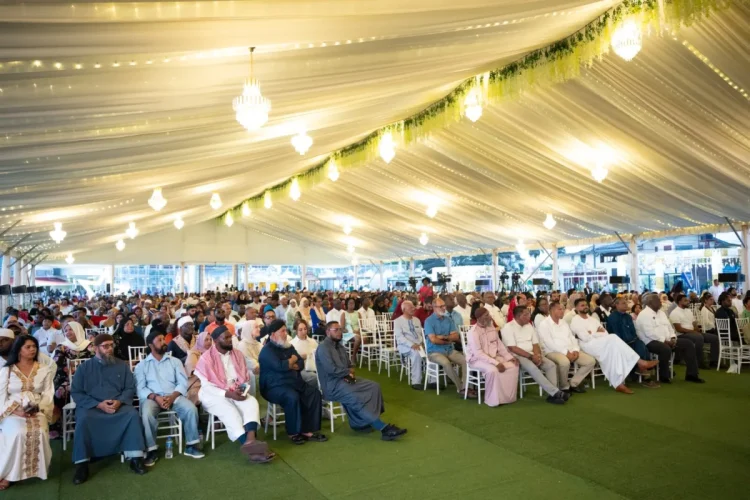A section of the gathering at the opening of the Ramadan Village at the Muslim Youth Organisation (MYO)