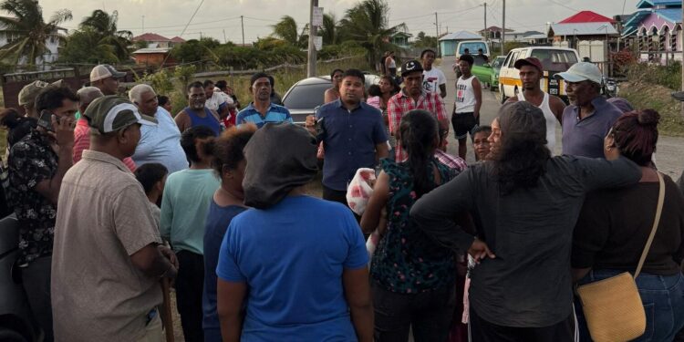 Opposition Leader Azruddin Mohamed at Bath, Berbice, Feb 18, 2026