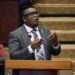 Ganesh Mahipaul MP (APNU) making his budget presentation on February 3, 2026