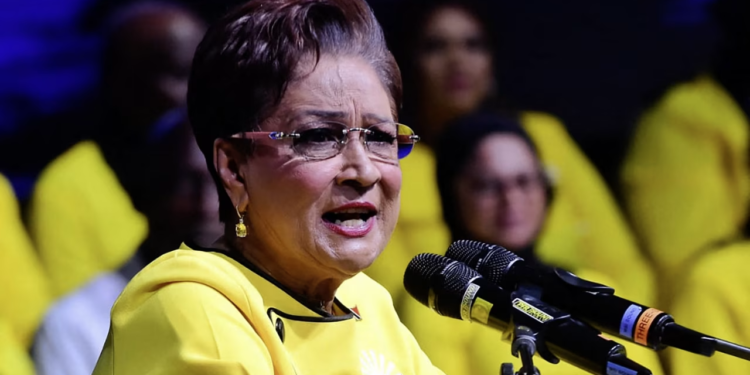 Trinidad and Tobago’s Prime Minister Kamla Persad‑Bissessar