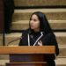 Hon. Juretha V. Fernandes, M.P. making her presentation to the 2026 Budget Debates