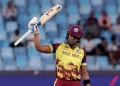 West Indies’ Hayley Matthews celebrates after reaching her half-century during the Women’s Cricket T20 World Cup match against England at the Dubai International Cricket Stadium, Dubai, United Arab Emirates on Oct. 15, 2024.
REUTERS/Satish Kumar