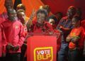 MIA Mottley speaks to the Party Faithful on the Three Love Election Victory