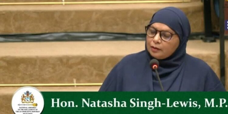 Natasha Singh-Lewis M.P (WIN )