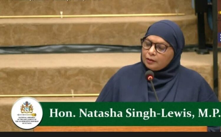 Natasha Singh-Lewis M.P (WIN )