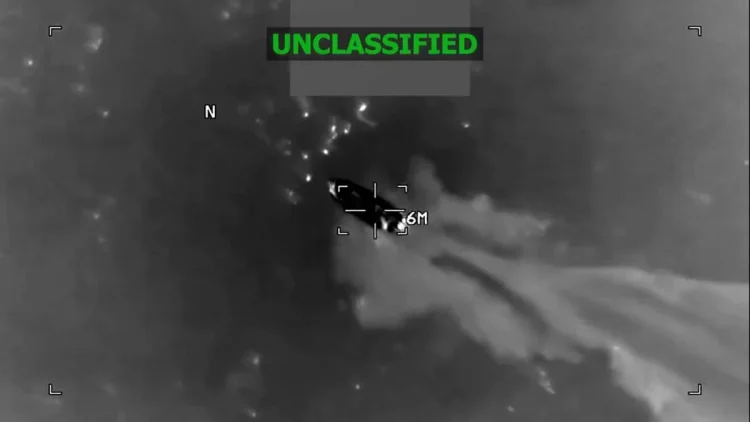 The US military conducted a strike against an alleged drug-trafficking boat on Friday, February 13, killing three people, according to US Southern Command.

US Southern Command via CNN Newsource