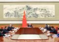 Chinese Premier Li Qiang presides over a State Council group study session focused on artificial intelligence (AI) development on Feb. 11, 2026. Li on Wednesday called for a comprehensive push in the technological innovation, industrial growth and application of AI to foster new quality productive forces and promote high-quality development. (Xinhua/Huang Jingwen)