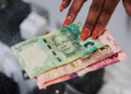 South African rand banknotes are displayed at a currency exchange office on January 29, 2026. /CFP