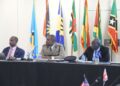 Regional Security System's Security Chiefs and Executive Management at the Security Chiefs Meeting at The Harbour Club, Saint Lucia.