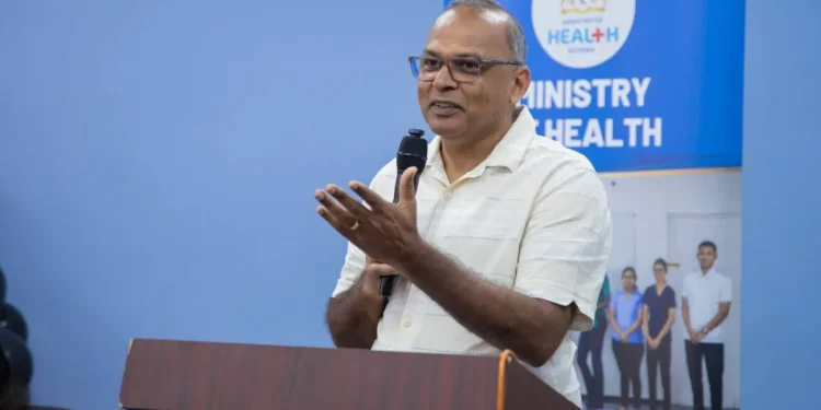 Minister of Health, Dr Frank Anthony