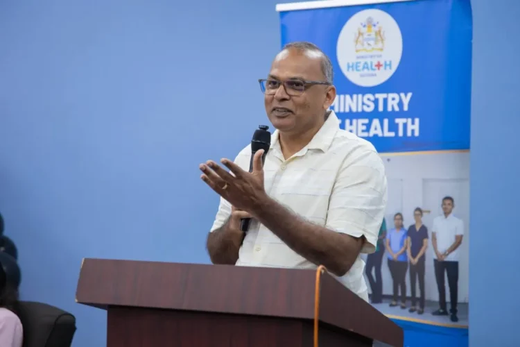 Minister of Health, Dr Frank Anthony