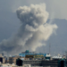 A plume of smoke acends after a military strike on the capital Tehran, Iran, March 2, 2026. /VCG
