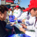 Medical staff explain tuberculosis prevention and control knowledge to people at an event in Cangzhou, north China's Hebei Province, March 22, 2025. /VCG