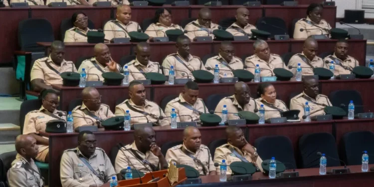 Members of the Guyana Prison Service