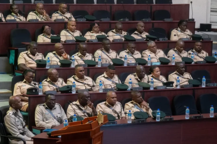 Members of the Guyana Prison Service