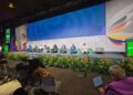 CARICOM Secretary-General, Dr. Carla Barnett (2nd, from right) participating in the First CELAC–Africa High-Level Forum in Bogotá, Colombia on 19 March