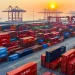 Containers in Suzhou Port in Jiangsu province, China, on Feb. 18.Costfoto / NurPhoto via Getty Images
