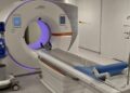 The CT machine at GPHC reportedly out of service over two weeks (WIN photo)