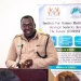 Deputy Director of Prisons, Kevin Pilgrim, delivering remarks at the launch of two courses for prison officers