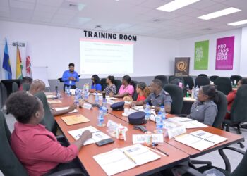 GGMC employees and others on training at the GNBS