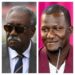 L-R Sir Clive Lloyd and WI Captain Daren Sammy