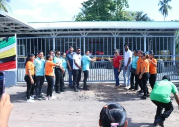 The Orealla Mechanic Shop was commissioned by Minister of Amerindian Affairs Sarah Browne-Shadeek alongside Permanent Secretary Ryan Toolsiram and Toshao Vandenburgh