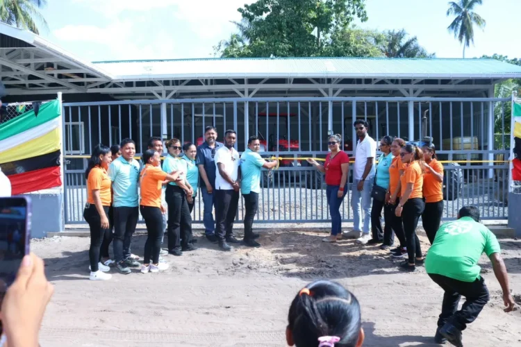 The Orealla Mechanic Shop was commissioned by Minister of Amerindian Affairs Sarah Browne-Shadeek alongside Permanent Secretary Ryan Toolsiram and Toshao Vandenburgh