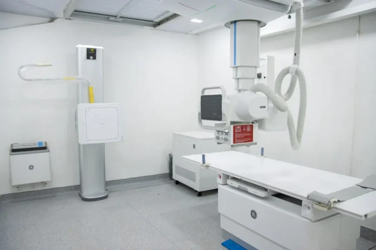 The new Digital X-Ray system commissioned at the Kumaka District Hospital in Region One