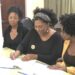 Dr. Karen Abrams (centre) STEMGuyana Founder and Executive Director
