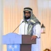 President Irfaan Ali, wearing the keffiyeh. while delivering the feature address to the gathering at the Muslim Youth Organisation