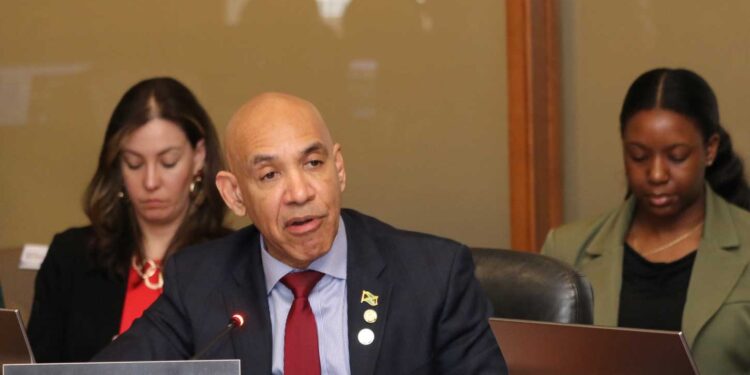 Jamaica's Ambassador to the Organisation of American States Major General (Ret’d) Ambassador Antony Anderson.