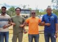 L-R APNU MPs Saiku Andrews, Dr. Terrence Campbell, Sharma Solomon, and Sherod Duncan