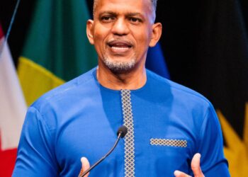 Mr. Daniel M. Best, President of the Caribbean Development Bank, delivers remarks at the Bank's Annual News Conference in Bridgetown, Barbados. 3 March 2026
