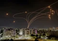 Israel's Iron Dome anti-missile system intercepts rockets launched from the Gaza Strip, as seen from the city of Ashkelon, Israel, Oct. 9, 2023. (Amir Cohen/Reuters)