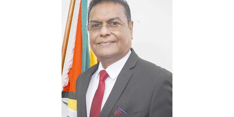 Speaker of the National Assembly, Manzoor Nadir (Guyana Chronicle photo)