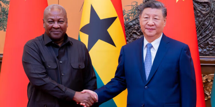 L-R: Ghana’s President John Mahama and China's President Xi Jinping. Ghana’s Trade Minister Elizabeth Ofosu-Adjare signals progress as Accra and Beijing move toward a zero tariff trade agreement aimed at boosting exports and jobs.