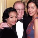 L-R Lady Shakira Baksh Caine, Sir Michael Caine and their daughter (Photo)